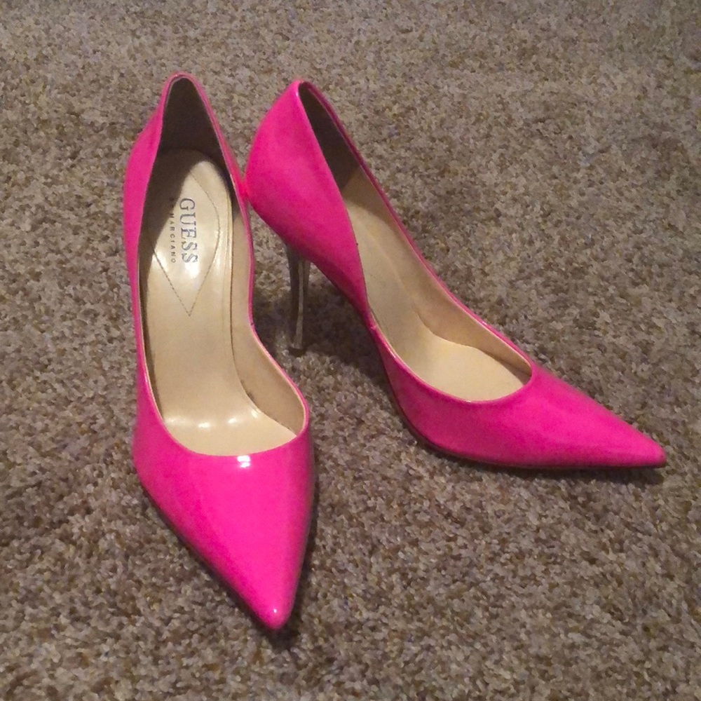 Pink Guess heels